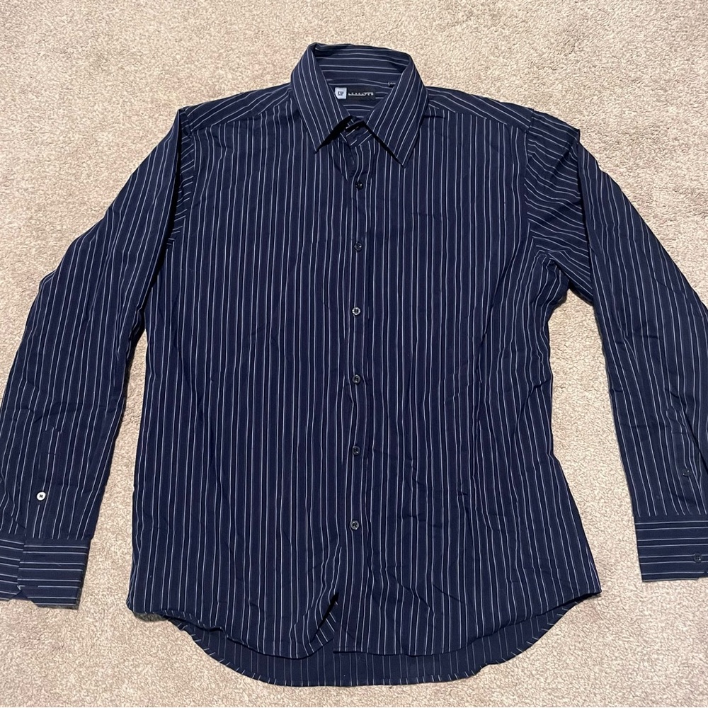 Y2K Men’s Level Ten Graphic Long Sleeve Button Down Shirt XXL
